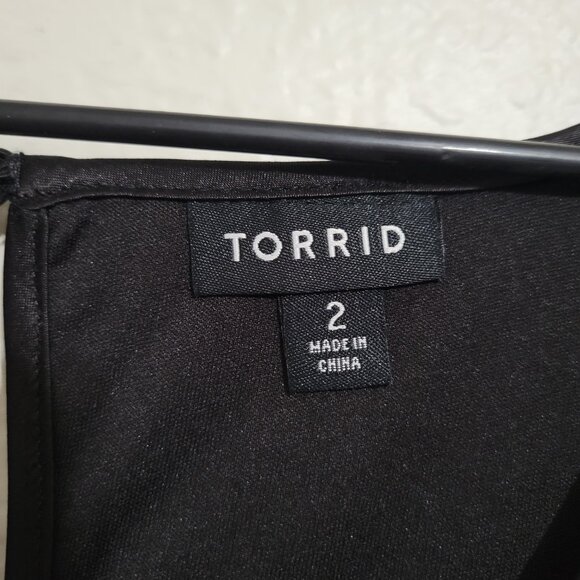 Torrid Mini Multi-color Sequins Skater Dress Size 2X - Picture 9 of 11